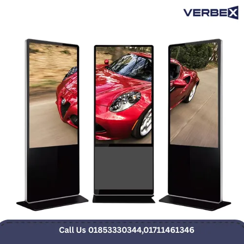 Verbex VT-ADS55T 55-inch IR Touch Floor Standing Signage Clear Display