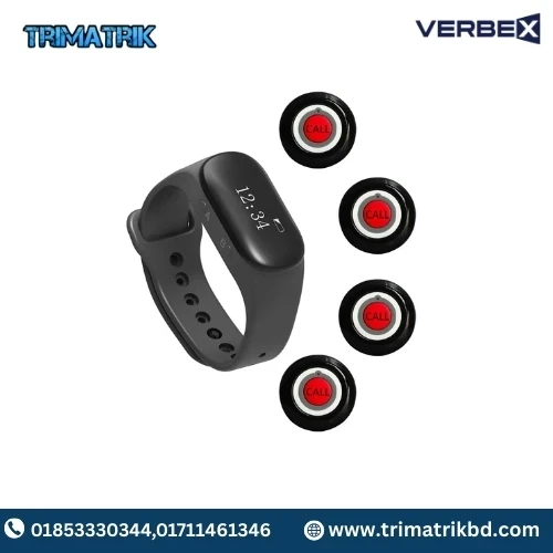 Verbex VT-K-100 K-O1 1+5 Ycall Buzzer For Restaurant